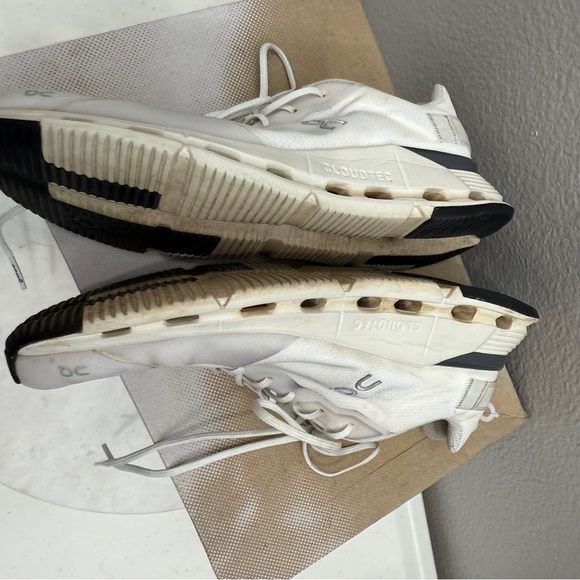 On Running Womens Size 8 Sneakers Cloudnova Form White Athletic Shoes - Picture 9 of 11